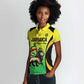 Custom Jamaica Football Women Polo Shirt Go Champions