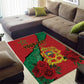 Personalised Morocco Area Rug Coat Of Arms - Islamic Mix African Patterns