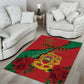 Personalised Morocco Area Rug Coat Of Arms - Islamic Mix African Patterns