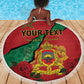 Personalised Morocco Beach Blanket Coat Of Arms - Islamic Mix African Patterns