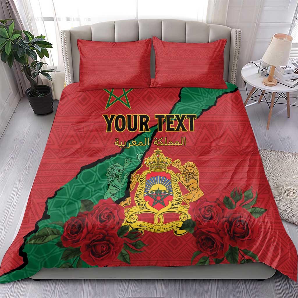 Personalised Morocco Bedding Set Coat Of Arms - Islamic Mix African Patterns