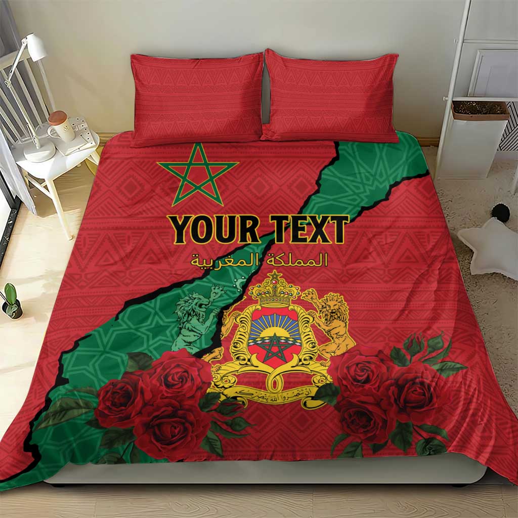 Personalised Morocco Bedding Set Coat Of Arms - Islamic Mix African Patterns