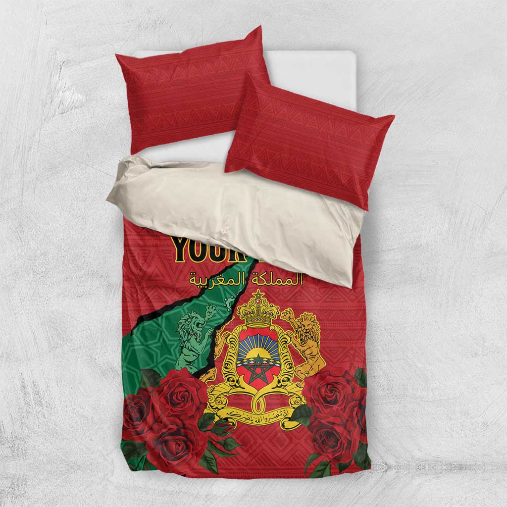 Personalised Morocco Bedding Set Coat Of Arms - Islamic Mix African Patterns
