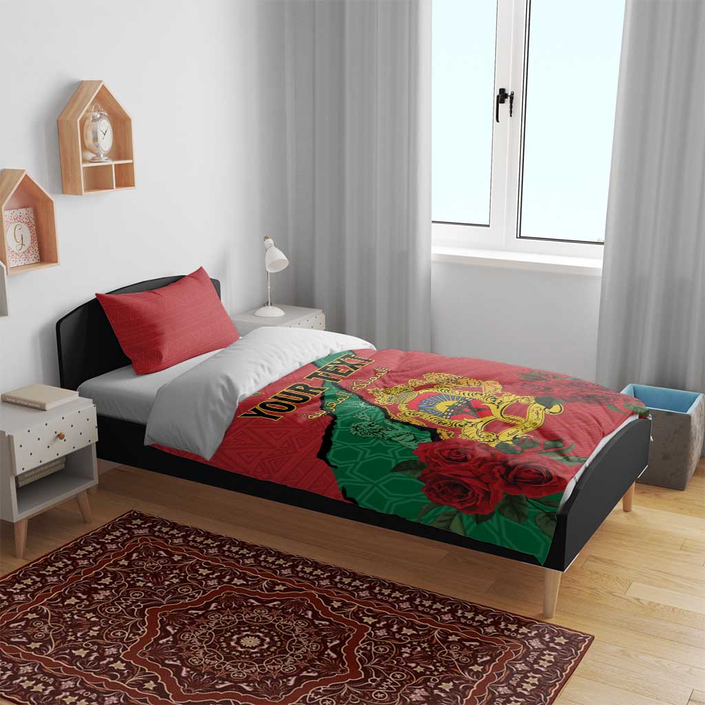 Personalised Morocco Bedding Set Coat Of Arms - Islamic Mix African Patterns