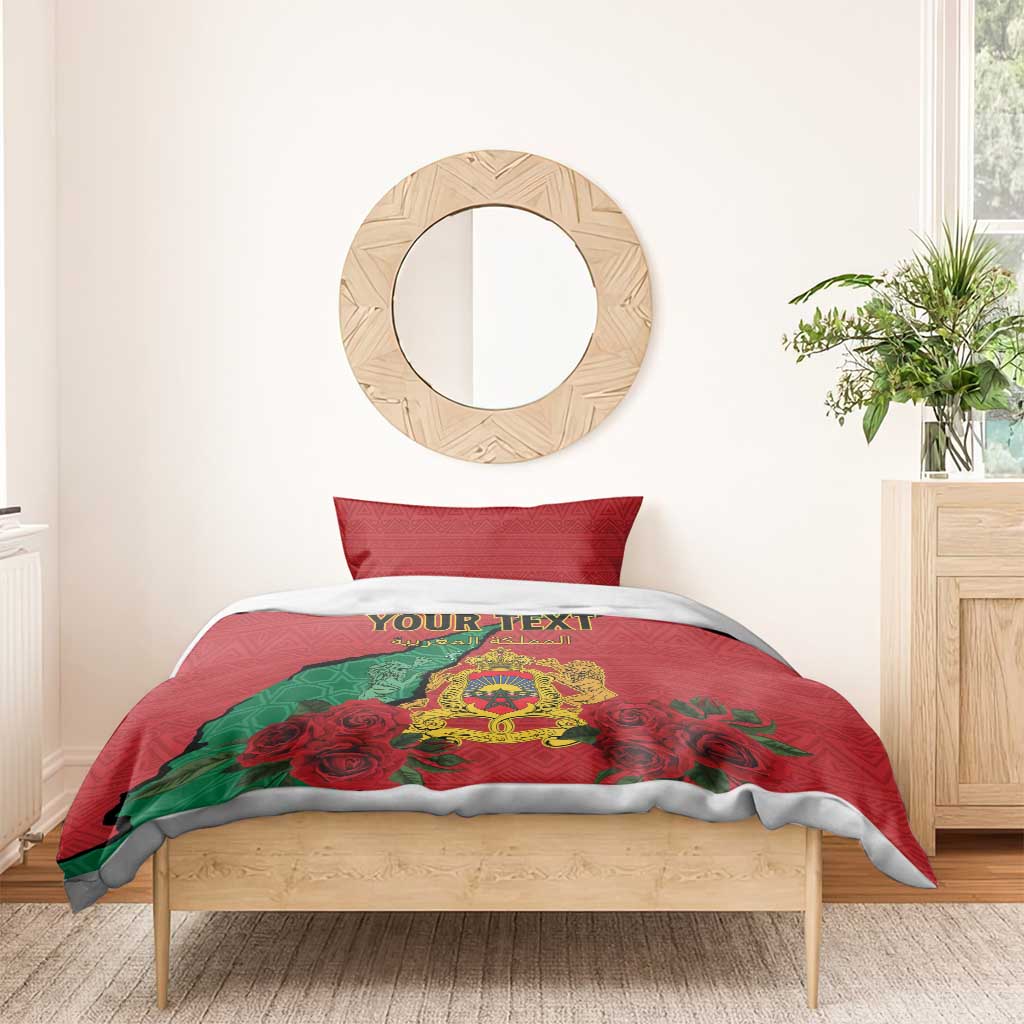 Personalised Morocco Bedding Set Coat Of Arms - Islamic Mix African Patterns