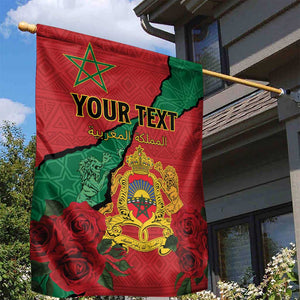 Personalised Morocco Garden Flag Coat Of Arms - Islamic Mix African Patterns