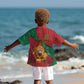 Personalised Morocco Kid Hawaiian Shirt Coat Of Arms - Islamic Mix African Patterns