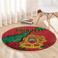 Personalised Morocco Round Carpet Coat Of Arms - Islamic Mix African Patterns