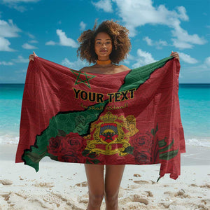Personalised Morocco Sarong Coat Of Arms - Islamic Mix African Patterns