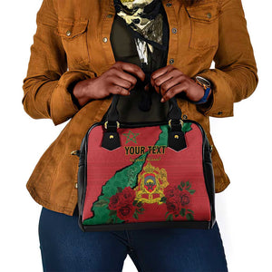 Personalised Morocco Shoulder Handbag Coat Of Arms - Islamic Mix African Patterns