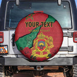 Personalised Morocco Spare Tire Cover Coat Of Arms - Islamic Mix African Patterns