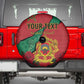Personalised Morocco Spare Tire Cover Coat Of Arms - Islamic Mix African Patterns