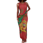 Personalised Morocco Tank Maxi Dress Coat Of Arms - Islamic Mix African Patterns