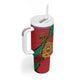 Personalised Morocco Tumbler With Handle Coat Of Arms - Islamic Mix African Patterns