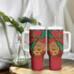Personalised Morocco Tumbler With Handle Coat Of Arms - Islamic Mix African Patterns