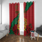 Personalised Morocco Window Curtain Coat Of Arms - Islamic Mix African Patterns