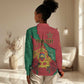 Personalised Morocco Women Casual Shirt Coat Of Arms - Islamic Mix African Patterns