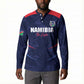 Namibia Cricket Custom Button Sweatshirt Come On Eagles