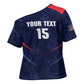 Namibia Cricket Custom Cross Shoulder Shirt Come On Eagles