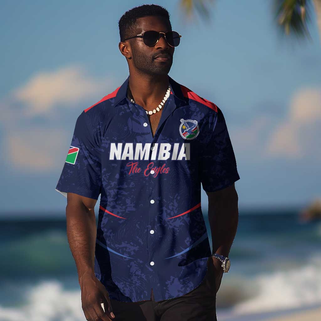 Namibia Cricket Custom Hawaiian Shirt Come On Eagles