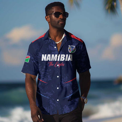 Namibia Cricket Custom Hawaiian Shirt Come On Eagles
