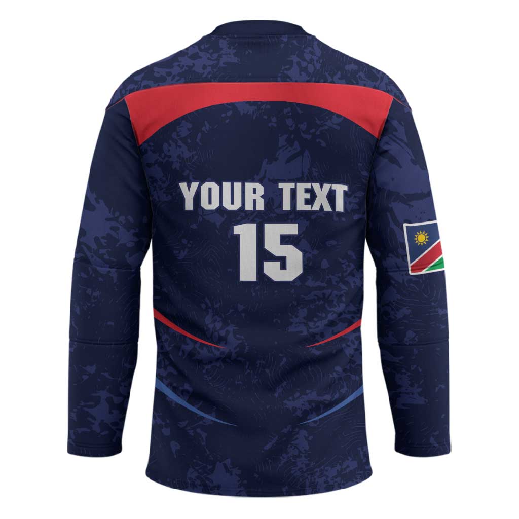 Namibia Cricket Custom Hockey Jersey Come On Eagles