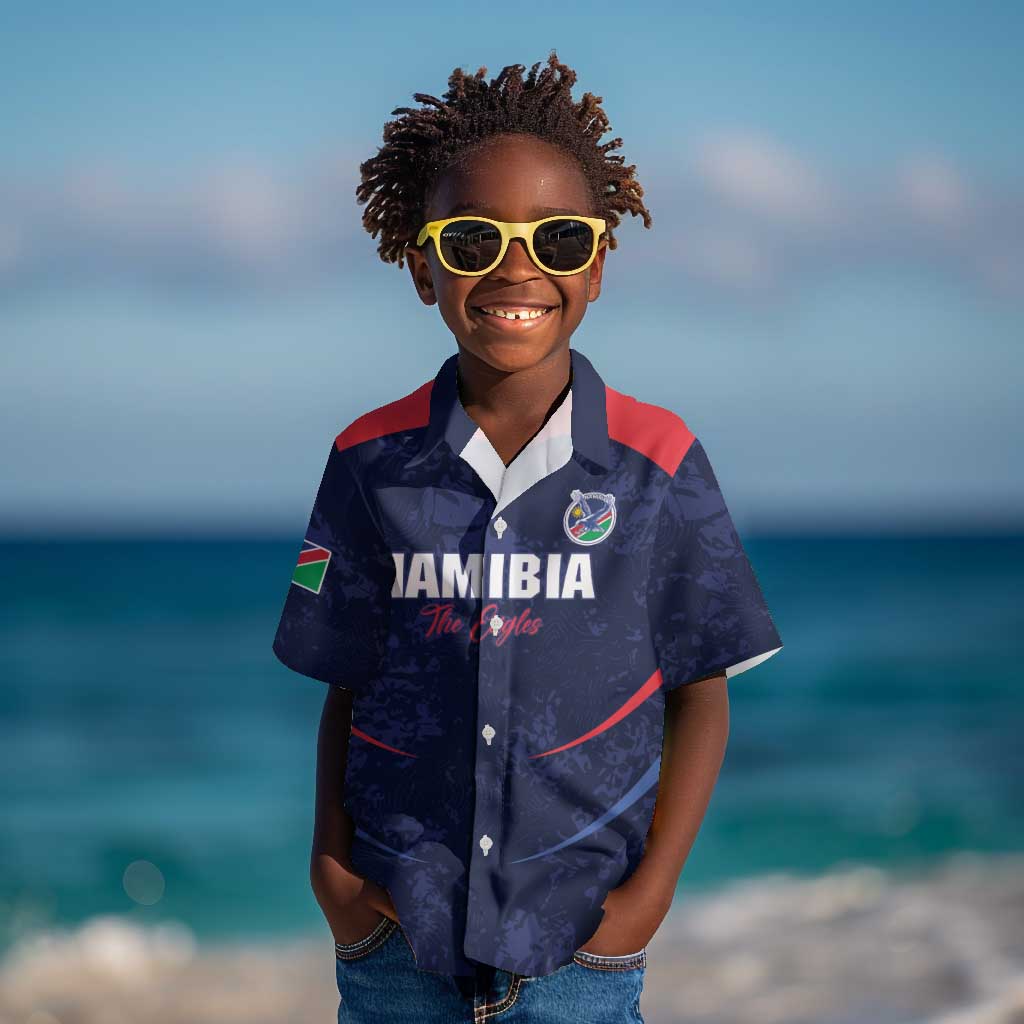 Namibia Cricket Custom Kid Hawaiian Shirt Come On Eagles