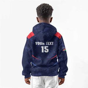 Namibia Cricket Custom Kid Hoodie Come On Eagles