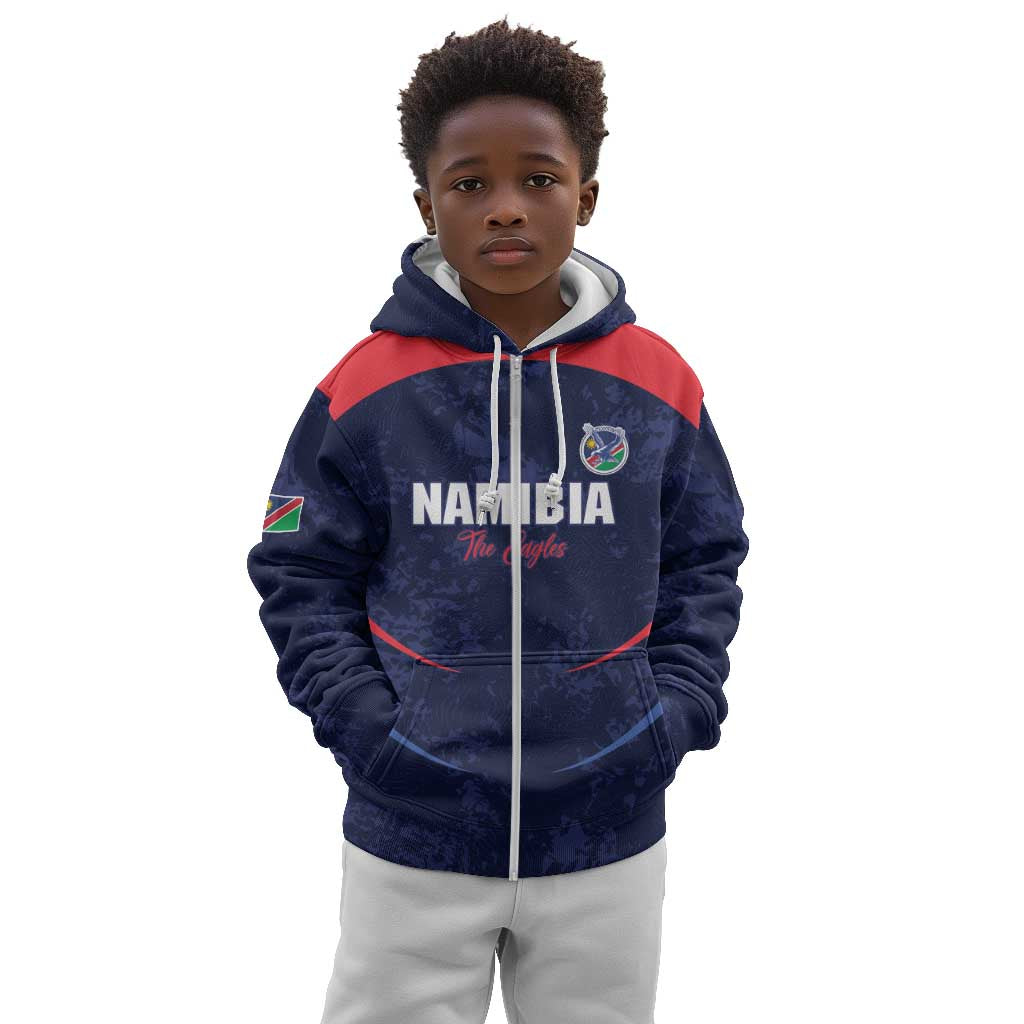 Namibia Cricket Custom Kid Hoodie Come On Eagles