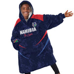 Namibia Cricket Custom Kid Wearable Blanket Hoodie Come On Eagles