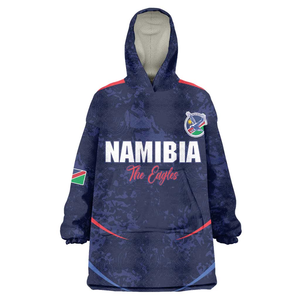 Namibia Cricket Custom Kid Wearable Blanket Hoodie Come On Eagles