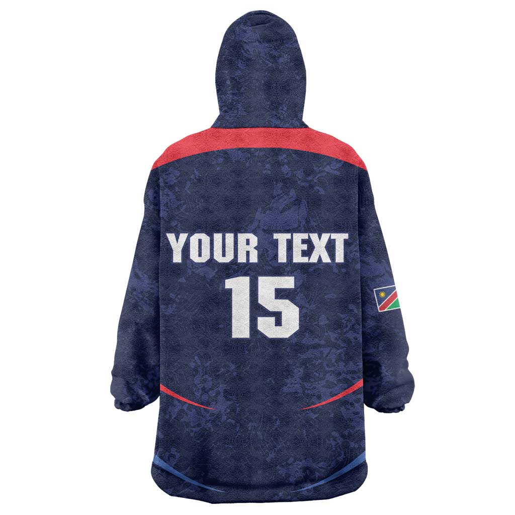 Namibia Cricket Custom Kid Wearable Blanket Hoodie Come On Eagles