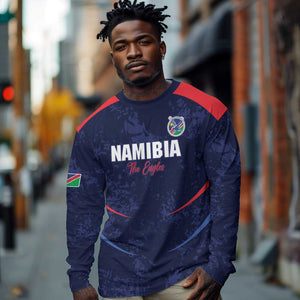 Namibia Cricket Custom Long Sleeve Shirt Come On Eagles