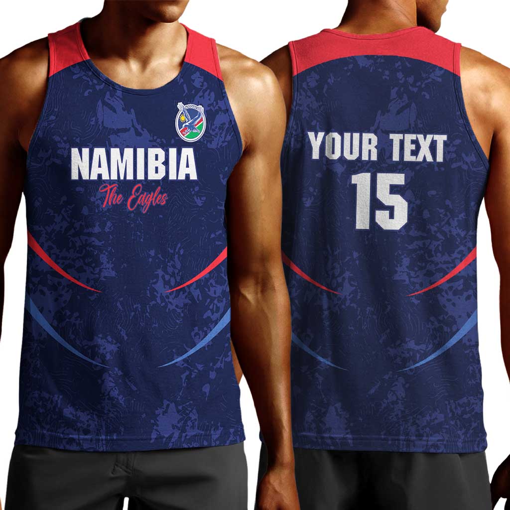 Namibia Cricket Custom Men Tank Top Come On Eagles