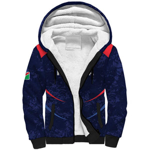 Namibia Cricket Custom Sherpa Hoodie Come On Eagles