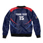 Namibia Cricket Custom Sleeve Zip Bomber Jacket Come On Eagles