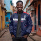Namibia Cricket Custom Sleeve Zip Bomber Jacket Come On Eagles