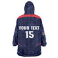 Namibia Cricket Custom Wearable Blanket Hoodie Come On Eagles