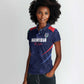 Namibia Cricket Custom Women Polo Shirt Come On Eagles
