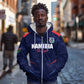 Namibia Cricket Custom Zip Hoodie Come On Eagles