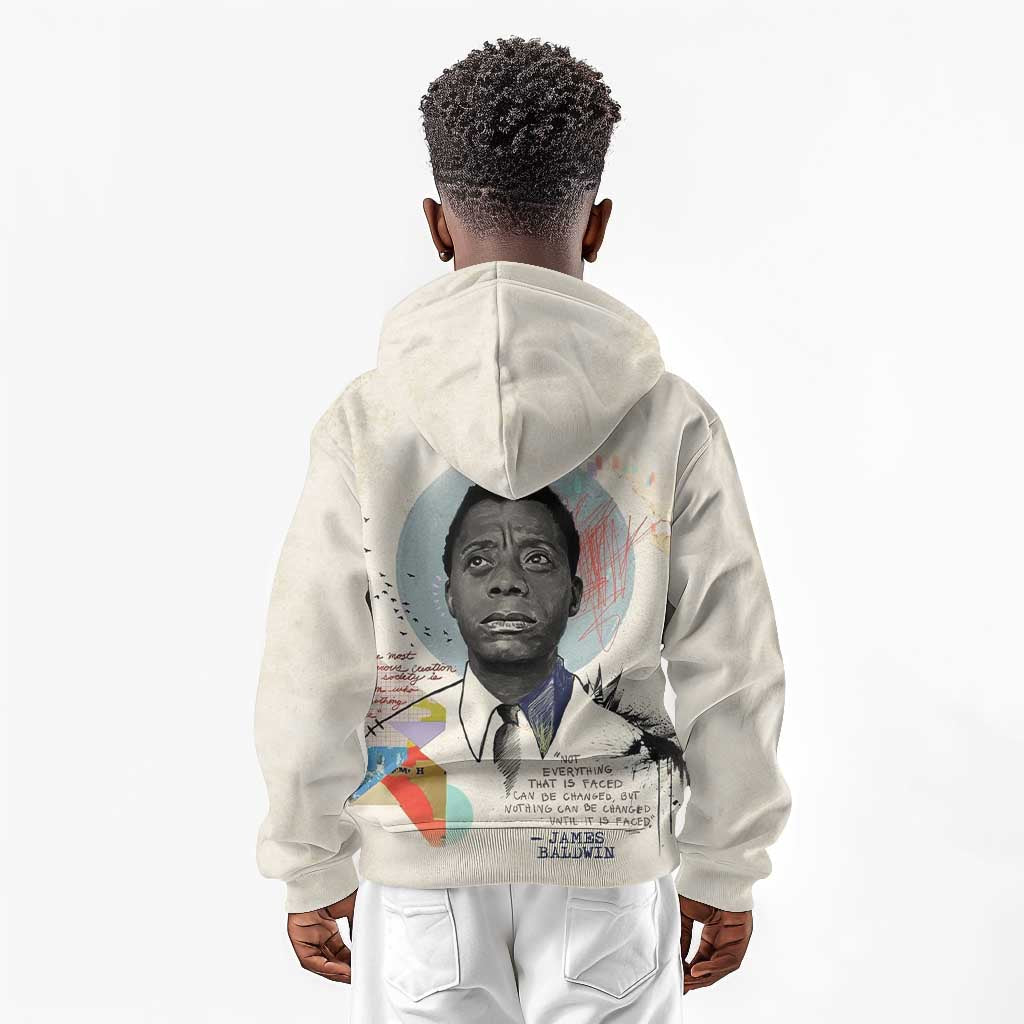 James Baldwin Kid Hoodie Civil Rights Writer