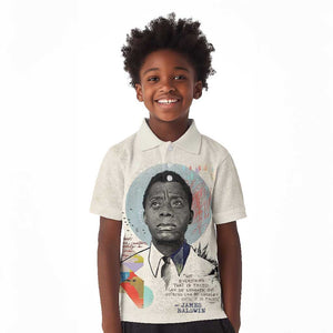 James Baldwin Kid Polo Shirt Civil Rights Writer