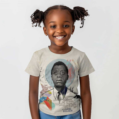 James Baldwin Kid T shirt Civil Rights Writer