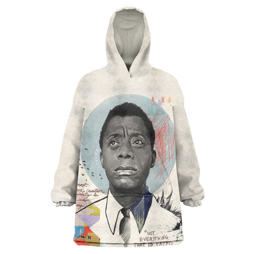 James Baldwin Kid Wearable Blanket Hoodie Civil Rights Writer