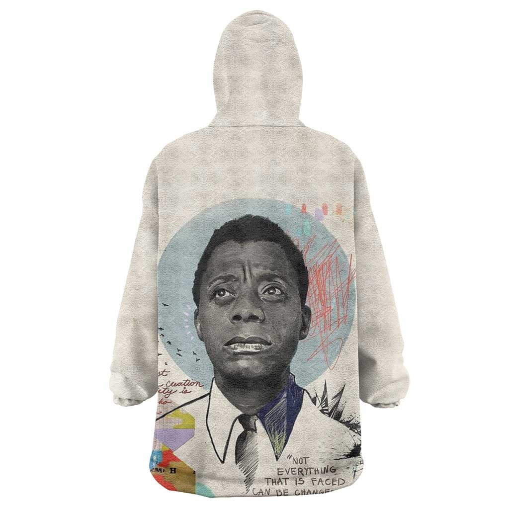 James Baldwin Kid Wearable Blanket Hoodie Civil Rights Writer