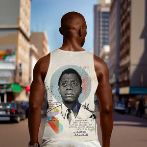 James Baldwin Men Tank Top Civil Rights Writer