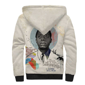 James Baldwin Sherpa Hoodie Civil Rights Writer