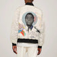 James Baldwin Sleeve Zip Bomber Jacket Civil Rights Writer