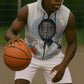 James Baldwin Sleeveless Zip Hoodie Civil Rights Writer