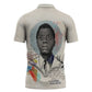 James Baldwin Zipper Polo Shirt Civil Rights Writer